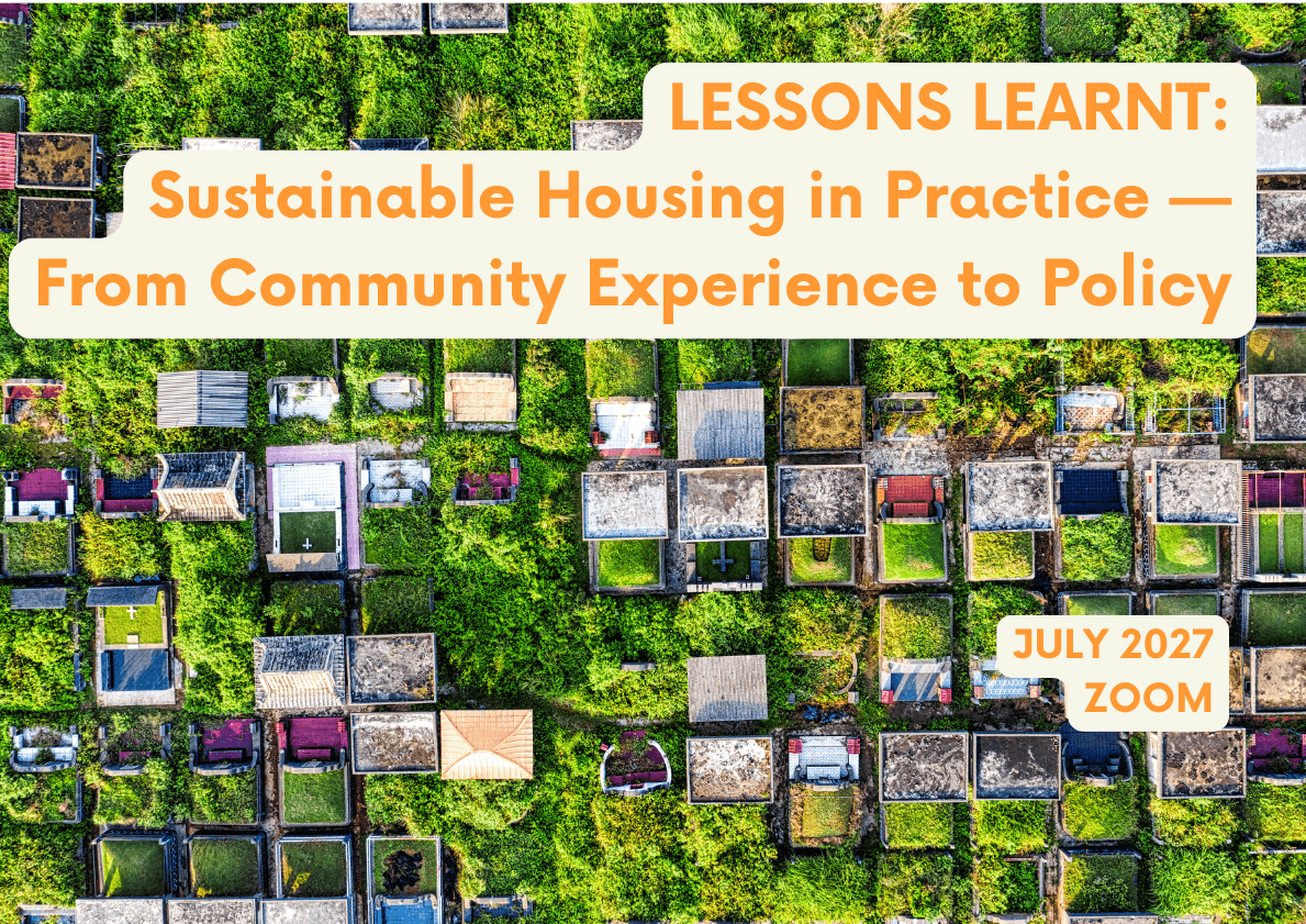 SURE Sustainable Housing Policy event- online