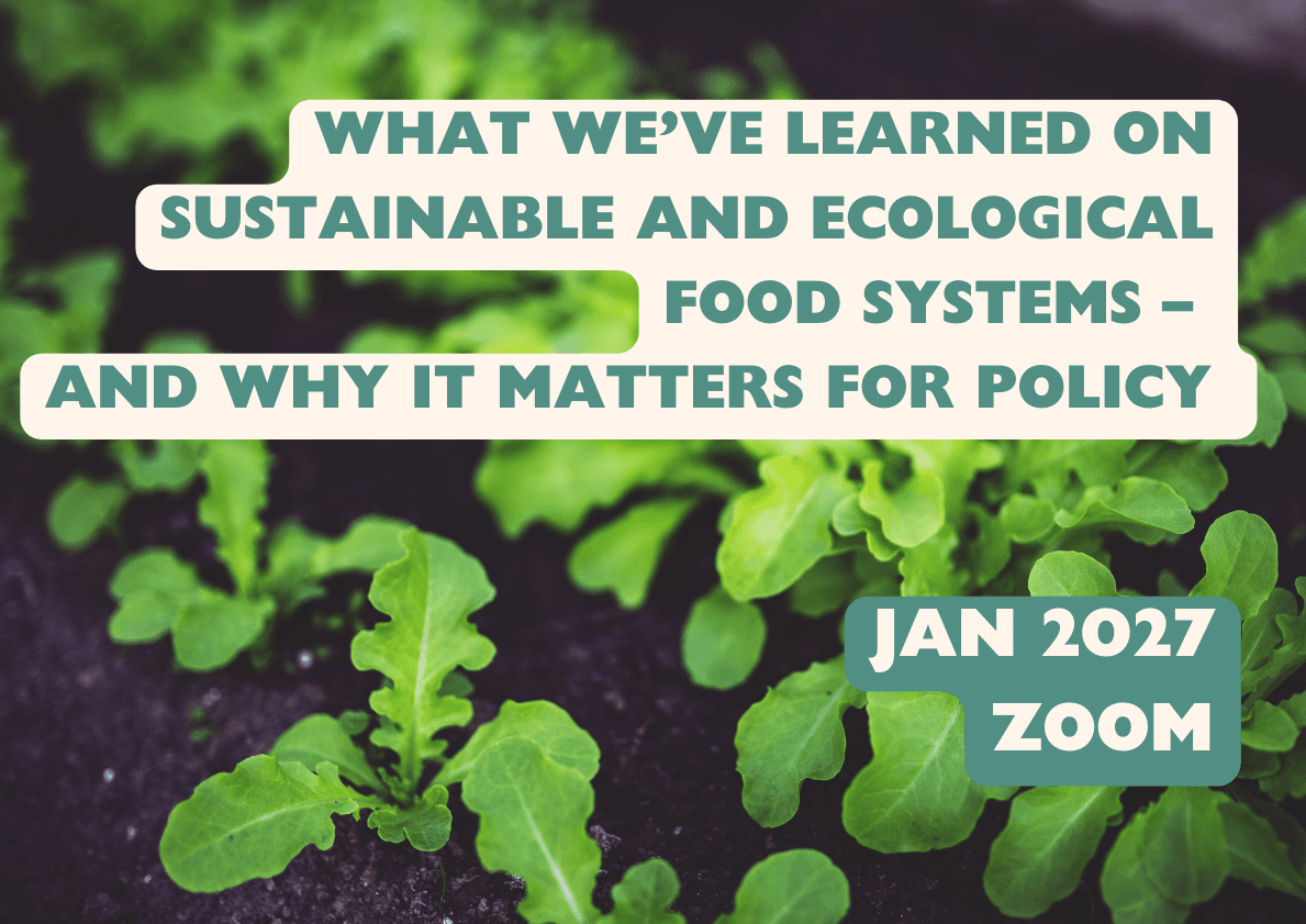 SURE Food strand Policy event- online