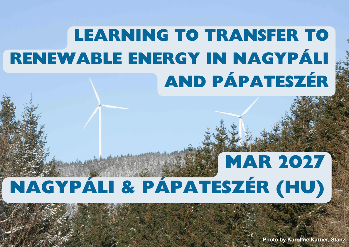 SURE Workshop on Renewable energy in small communities