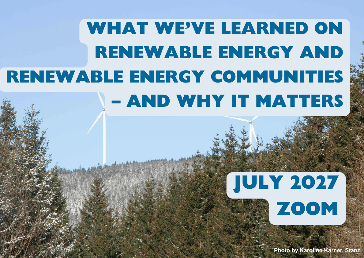 SURE Energy strand Policy event- online